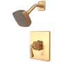 Pioneer Faucets Prenza Shower Only Trim Package with 1.75 GPM Single Function Shower Head PVD Brushed Gold