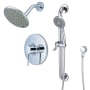 Pioneer Faucets Motegi Shower Only Trim Package with 1.75 GPM Multi Function Shower Head Polished Chrome