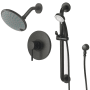 Pioneer Faucets Motegi Shower Only Trim Package with 1.75 GPM Multi Function Shower Head Matte Black