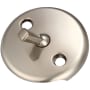 Pioneer Faucets Contemporary Trip Lever Drain Trim - Includes Face Plate and Screws Brushed Nickel