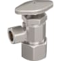 PROFLO 5/8" x 3/8" Angle Supply Stop Valve Brushed Nickel