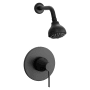 PROFLO Spiers Shower Only Trim Package with 1.8 GPM Multi Function Shower Head Matte Black