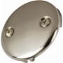 PROFLO Waste and Overflow - Two Hole Plate Brushed Nickel