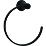 PROFLO Orrs 6-7/8" Wall Mounted Towel Ring Matte Black