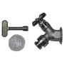 PROFLO 1/2" FPT INL NF Area Wall Faucet Rough Chrome