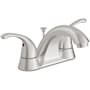 PROFLO Colliston 1.2 GPM Centerset Bathroom Faucet with Lift Rod Brushed Nickel