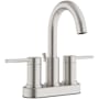 PROFLO Lithgow 1.2 GPM Centerset Bathroom Faucet Brushed Nickel