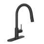 PROFLO 1.5 GPM Single Hole Pull Down Kitchen Faucet Matte Black