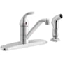PROFLO 1.5 GPM Standard Kitchen Faucet - Includes Side Spray Polished Chrome