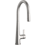 PROFLO Cowan 1.8 GPM Single Hole Pull Down Kitchen Faucet - Includes Escutcheon Brushed Nickel