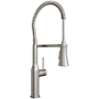 PROFLO 1.5 GPM Single Hole Pre-Rinse Kitchen Faucet with Pull Out Spray Brushed Nickel