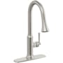 PROFLO Lockmead 1.75 GPM Single Hole Kitchen Faucet Brushed Nickel