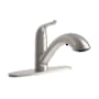 PROFLO Poulsen 1.5 GPM Single Hole Kitchen Faucet Brushed Nickel