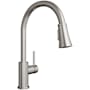 PROFLO 1.5 GPM Single Hole Kitchen Faucet with Pull Out Spray Brushed Nickel