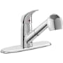 PROFLO Edgebrook 1.5 GPM Single Hole Pull Out Kitchen Faucet - Includes Escutcheon Chrome