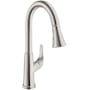 PROFLO Malden 1.75 GPM Single Hole Kitchen Faucet - Includes Optional Escutcheon Brushed Nickel