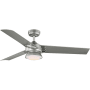 Progress Lighting Edwidge 52" LED Indoor Ceiling Fan with DC Motor and Remote Control Painted Nickel