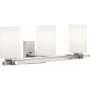 Progress Lighting Lisbon 3 Light 24" Wide Bathroom Vanity Light Polished Nickel