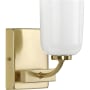 Progress Lighting Moore 6.8" Tall Wall Sconce Satin Brass