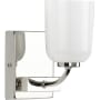 Progress Lighting Moore 6.8" Tall Wall Sconce Polished Nickel