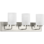 Progress Lighting Merry 3 Light 24" Wide Vanity Light Brushed Nickel