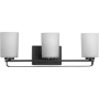 Progress Lighting League 3 Light 23" Wide Bathroom Vanity Light Matte Black