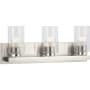 Progress Lighting Goodwin 3 Light 21" Wide Bathroom Vanity Light Brushed Nickel