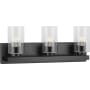 Progress Lighting Goodwin 3 Light 21" Wide Bathroom Vanity Light Matte Black
