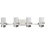 Progress Lighting Reiss 4 Light 6" Wide Vanity Light Brushed Nickel