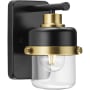 Progress Lighting Beckner 7" Tall Bathroom Sconce Matte Black