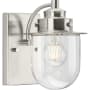 Progress Lighting Northlake 8" Tall Bathroom Sconce Brushed Nickel