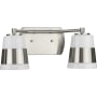 Progress Lighting Haven 2 Light 7" Wide Vanity Light Brushed Nickel
