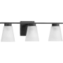Progress Lighting Tanner 3 Light 22" Wide Vanity Light Matte Black