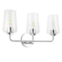 Progress Lighting Celino 3 Light 23" Wide Vanity Light with Clear Glass Polished Chrome