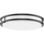 Progress Lighting Abide 14" Wide LED Flush Mount Drum Ceiling Fixture Matte Black