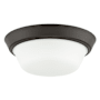 Progress Lighting Edessa 2 Light 13" Wide Flush Mount Bowl Ceiling Fixture Antique Bronze