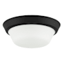 Progress Lighting Edessa 2 Light 13" Wide Flush Mount Bowl Ceiling Fixture Black