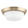 Progress Lighting Edessa 2 Light 13" Wide Flush Mount Bowl Ceiling Fixture Champagne Bronze