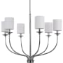 Progress Lighting Bonita 6 Light 31" Wide Chandelier Polished Chrome