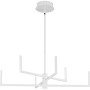Progress Lighting Pivot LED 6 Light 28" Wide LED Chandelier Satin White