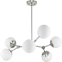Progress Lighting Haas 6 Light 34" Wide Chandelier Brushed Nickel