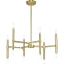 Progress Lighting Arya 12 Light 24" Wide Sputnik Chandelier Brushed Gold
