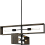 Progress Lighting Boundary 4 Light 30" Wide Chandelier Matte Black