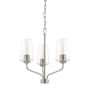 Progress Lighting Celino 3 Light 18" Wide Mini Chandelier Brushed Nickel