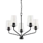 Progress Lighting Celino 5 Light 26" Wide Chandelier Black