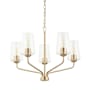 Progress Lighting Celino 5 Light 26" Wide Chandelier Champagne Bronze