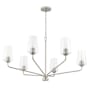 Progress Lighting Celino 6 Light 40" Wide Chandelier Brushed Nickel