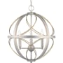 Progress Lighting Brandywine 3 Light 16" Wide Taper Candle Pendant Silver Ridge