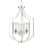 Progress Lighting Lassiter 3 Light 17" Wide Chandelier Brushed Nickel