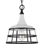 Progress Lighting Bastille 12" Wide Pendant White